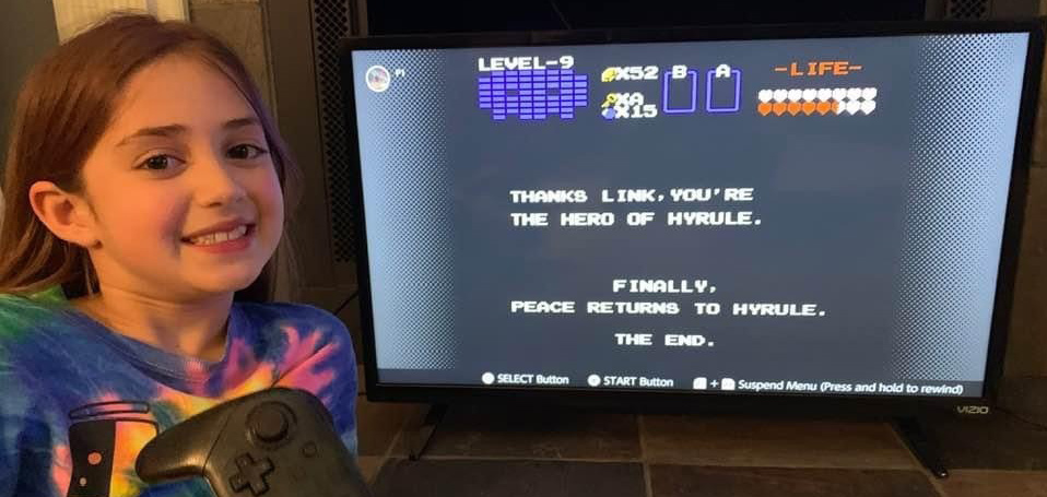 Proof BEan’s niece beat ‘The Legend of Zelda’ for NES